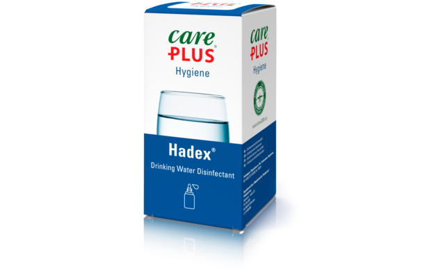 Care Plus Hadex Purification de l'eau potable pour les conduites d'eau et les réservoirs d'eau 30 ml