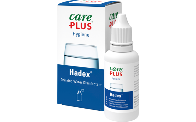 Detergente acqua potabile Care Plus Hadex per tubi e taniche 30 ml