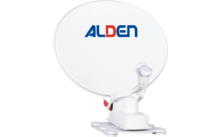 Alden Onelight 65 HD Blanc Système satellite entièrement automatique, y compris A.I.O. Smart TV avec commande d'antenne intégrée