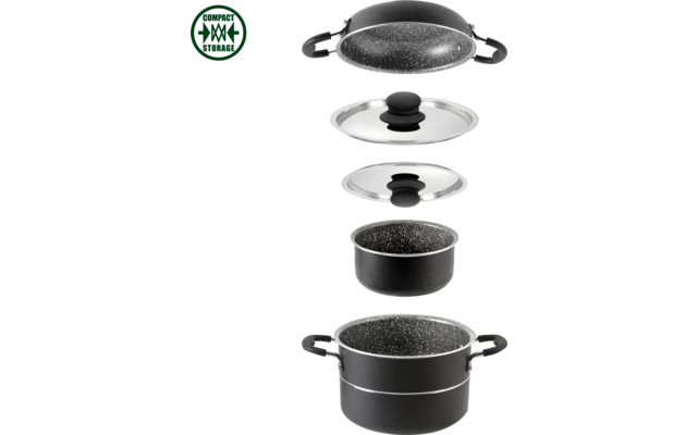 Image du produit Brunner Pirate 9+1 &oslash; 24 m Set de casseroles 10 pi&egrave;ces 1