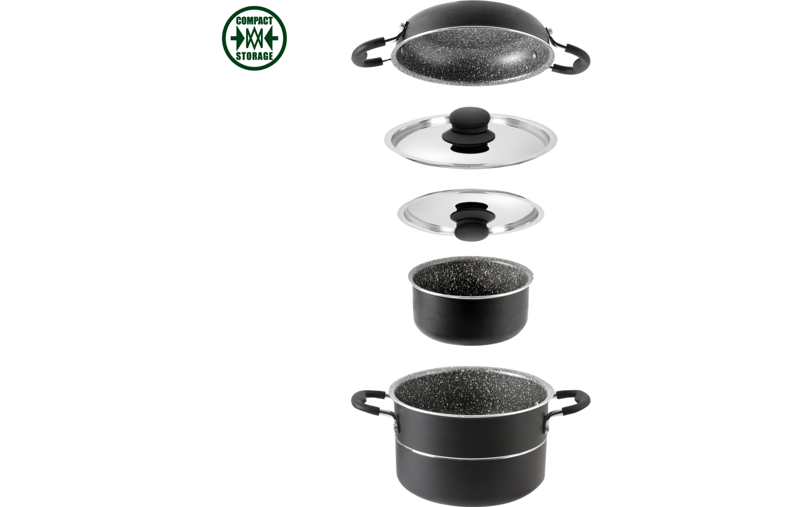 Image du produit Brunner Pirate 9+1 &oslash; 24 m Set de casseroles 10 pi&egrave;ces 1