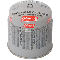 Coleman C190 GLS Stechkartusche Butan-Propan-Gemisch mit Gas Lock System 190 g