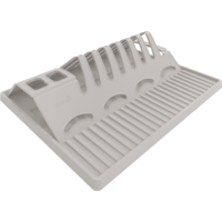 Rotho Spacewonder dish drainer foldable cool gray