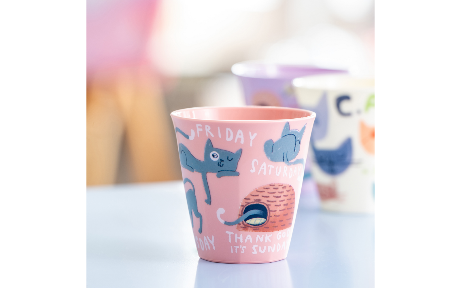 Produktbild Koziol Nora Cup M Purrs Becher 300 ml 1