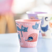 Koziol Nora Cup M Purrs Sunday Becher 300 ml rose