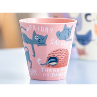 Koziol Nora Cup M Purrs Sunday Becher 300 ml rose