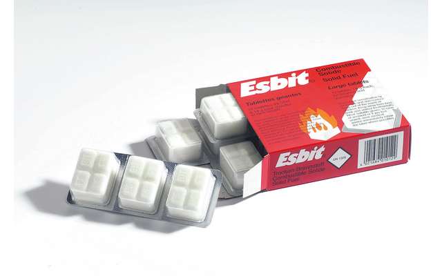 Esbit Dry Fuel Tablets 12 x 14g for Pocket Barbecue