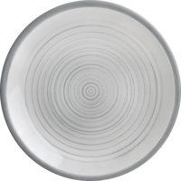 Brunner Bellagio Melamin-Mineralgemisch Essteller 26 cm hellgrau