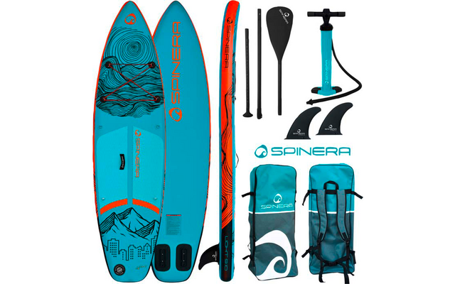 Spinera stand up paddling light set 6 pieces x small 300 x 77,5 x 15 cm