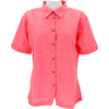 Deproc ladies functional blouse rose plaid