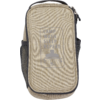 Beige Kulturbeutel mit schwarzem Reißverschluss und Aufdruck 'CAMP WASH SLEEP REPEAT', mit Maßen 24,5 cm breit und 12 cm tief