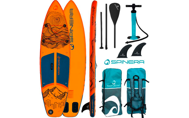 Spinera stand up paddling light set 6 pieces small 320 x 83,5 x 15 cm