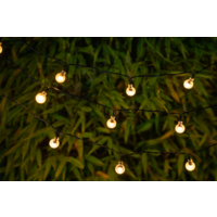 Cadena de luz solar Berger 50 globos LED