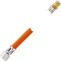 GOK middeldrukslangleiding plastic gas wartelmoer G 1/4 LH naar buitendraad G 1/4 LH 3000 mm