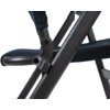 Schwarzes Fahrradgestell mit Teil des Laufrads und Pedal