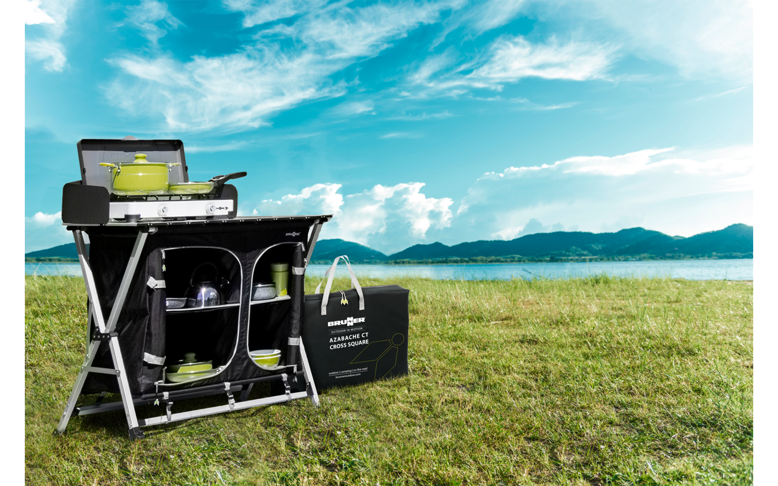 Produktbild Popote Juniper 8+1 Kochtopfset Aluminium stapelbar 1