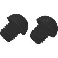 Berger Kunstoffkappen f&uuml;r St&uuml;hle im 2er Set schwarz 22 mm