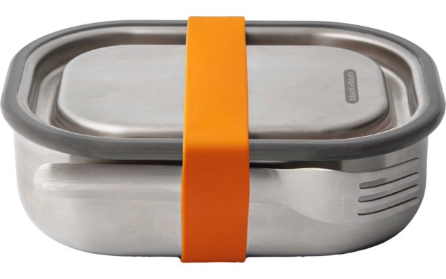 Black and Blum lunch box stainless steel small 600 ml orange