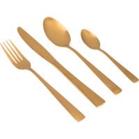 Gimex Besteck Edelstahl 16-tlg. f&uuml;r 4 Personen gold