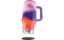 152611 360223 482361 - Silwy Magnet Tumbler Isolierbecher aus Edelstahl mit Griff und Metall-Nano-Gel-Pad 900 ml