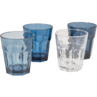 Verre 200 ml bleu 4pcs Mix&Match Bo-Camp