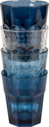 Bo-Camp Tinkglas Mix&Match 4st 200 ml blau