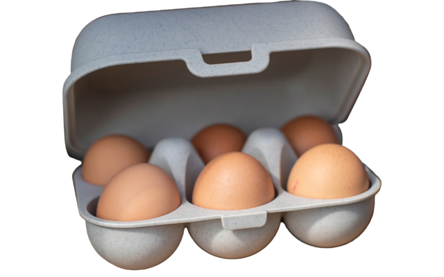 Koziol egg box Eggs to go mini 6pcs. desert sand