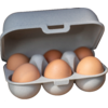 Koziol Eierdoos Eggs to go mini 6st woestijnzand