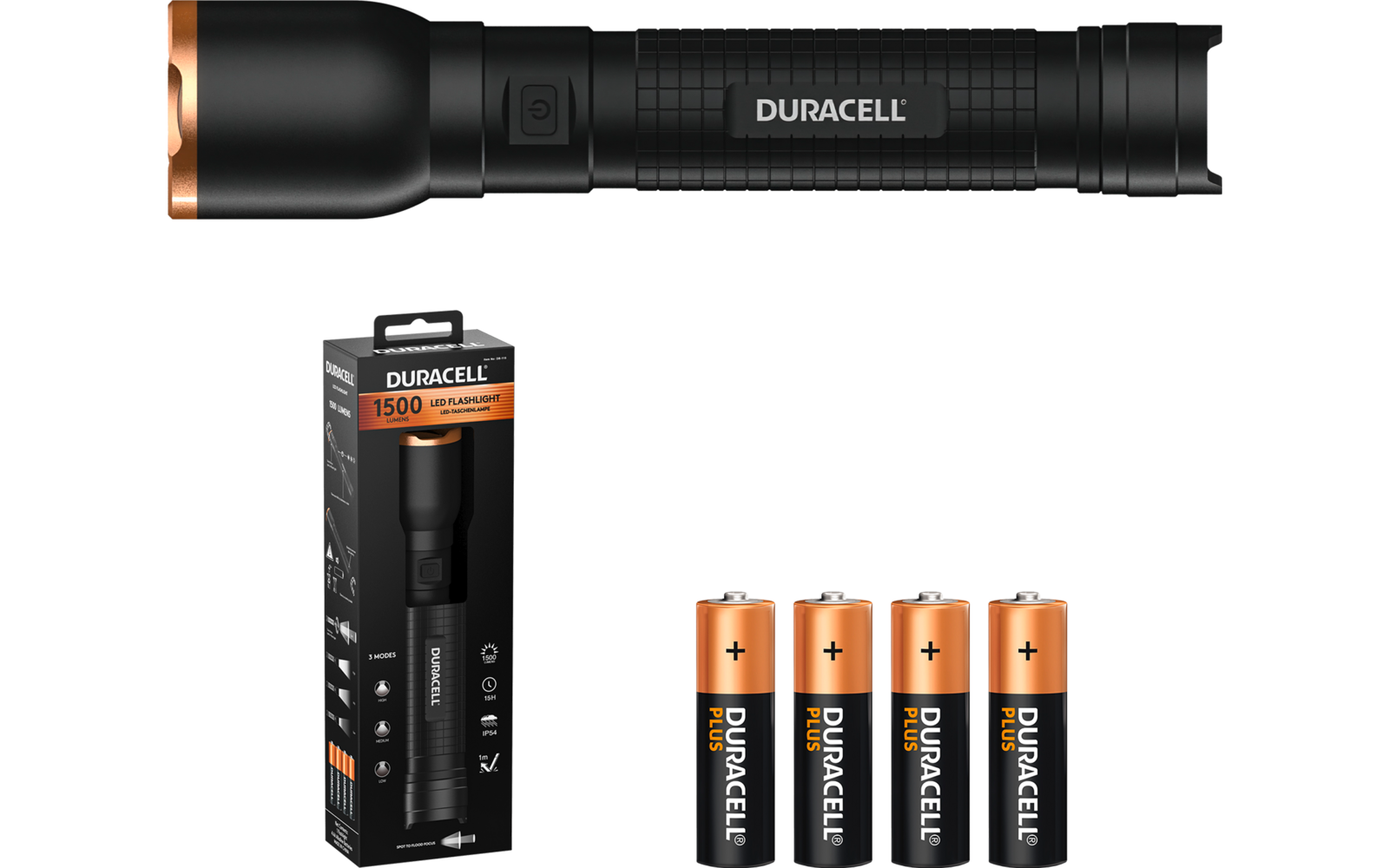 Produktbild Duracell LED Taschenlampe fokussierbar 1