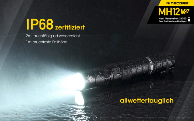 Nitecore Hybrid Flashlight MH12 V2.0