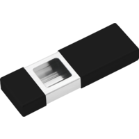 Origin Outdoors Reisasbak Vierkant 7,5cm x 3,6cm Zwart