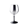 GSI Glacier Bicchiere da vino rosso in acciaio inox con stelo 450 ml