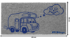 Berger Derby Flock Fu&szlig;matte Camper 50 x 25 cm 