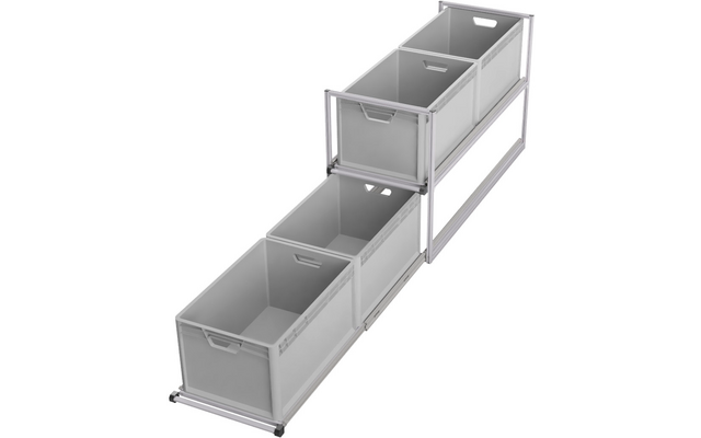 Produktbild SYS-RACK Kastenwagen Heckauszug Regalsystem 120 cm Auszugtiefe 1