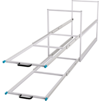 SYS-RACK Kastenwagen Heckauszug Regalsystem 120 cm Auszugtiefe 124 x 49 x 70,5 cm