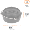 Pequeña imagen del producto Olla holandesa con tapa Dutch Oven Petromax 1