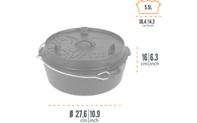 Imagen del producto Olla holandesa con tapa Dutch Oven Petromax 1