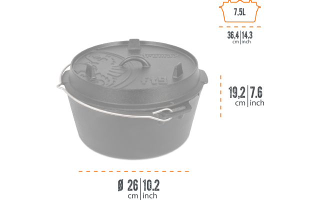 Imagen del producto Olla holandesa con tapa Dutch Oven Petromax 1
