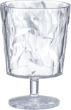 Koziol Club Light Weinglas aus  Kunststoff stapelbar / bruchsicher 250 ml crystal clear