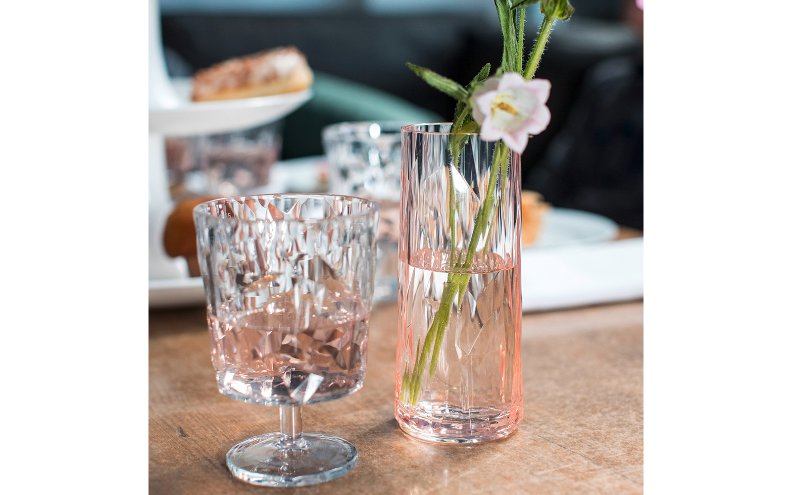 Product afbeelding Koziol Club Light kunststof wijnglas stapelbaar / breukvast 250 ml 1