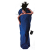 Cocoon inner sleeping bag mummy cotton ultramarine blue