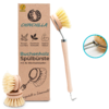 Chinchilla interchangeable heads 3 pieces made of wood including dishwashing brush