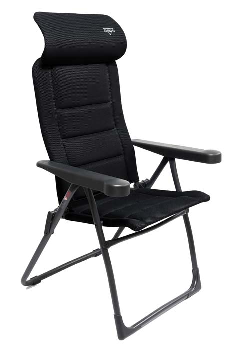Sedia Da Pesca COMPACT ULTIMATE - Pieghevole, Regolabile, Con Copribraccioli In Pile, Carico 120 Kg, Peso 5 Kg