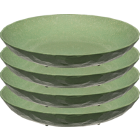 Koziol Club Plate Teller 220 mm 4-tlg. (tief) - Nature Leaf Green