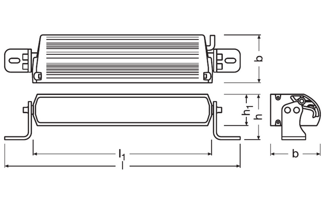 Osram LEDriving LIGHTBAR FX250-CB GEN 2 auxiliary headlight