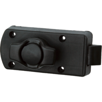 Cerradura interior para TS 31-35 mm de caravana negra Europa STS