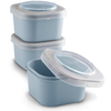 Sunware Sigma home food to go lunch box set of 3 blue
