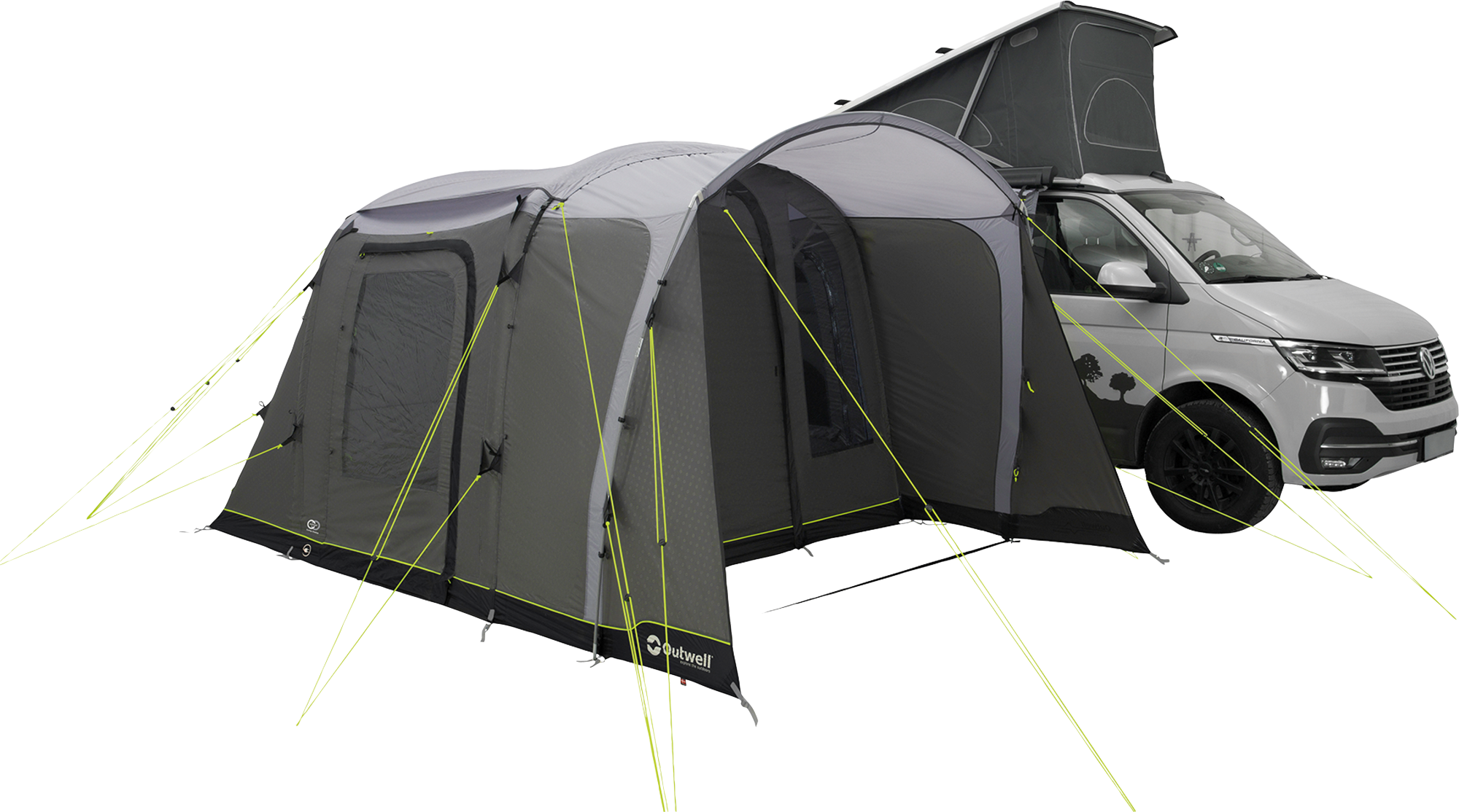 YourGEAR Auvent Rimini 300 – Tente Tunnel Autoportante 8,1 M², 5000 Mm étanche, UV50+, Pour Bus Et Van – Tapis De Sol Séparé