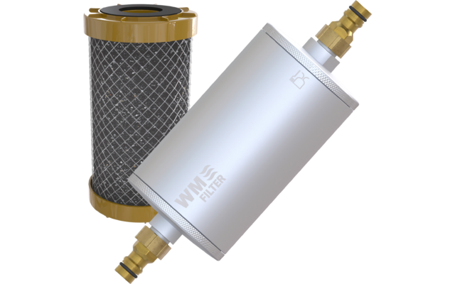 WM Aquatec WM filter including activated carbon filter element at