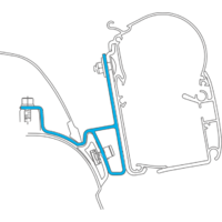 Dometic PR VW Crafter 2017 LHT Adapter